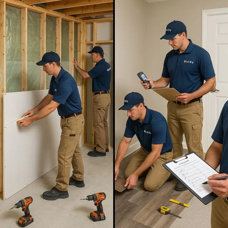 Repairs and Reconstruction process in Dunstable, MA